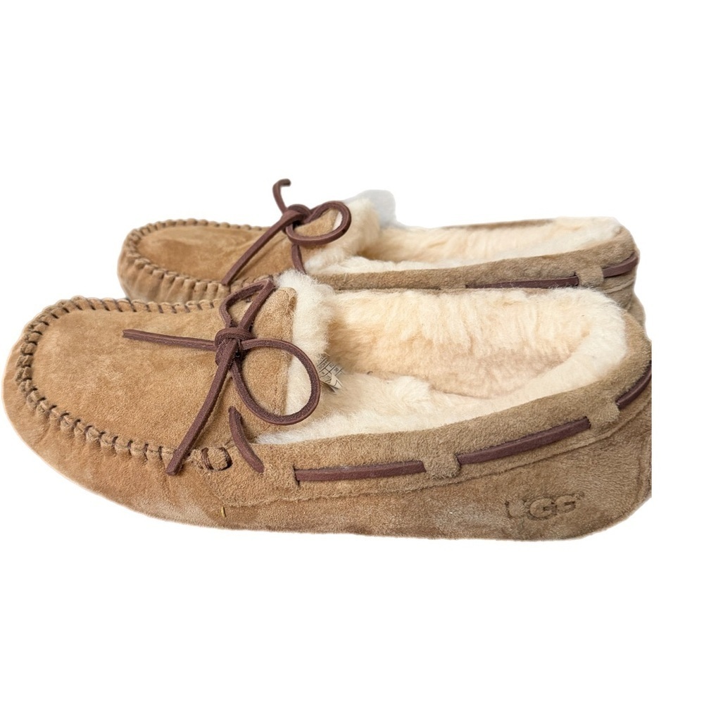 UGG Tan and Brown Slippers - Picture 2 of 8